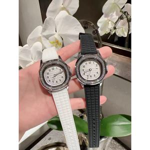 Top Quantité Femmes En Acier Inoxydable Mécanique Montres À La Mode Étanche Cadran Carré Diamant Lunette Saphir Caoutchouc Montre - Product Image 5