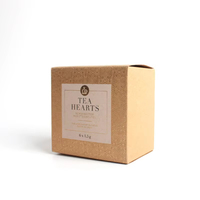 Sachets de thé en forme de cœur en gros, biodégradables PLA, sans plastique, personnalisables, en forme de cœur, étoile, fleur, coffret cadeau de thé, marque privée, fabrication OEM