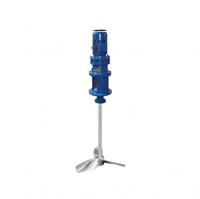 Agitateur vertical automatique en acier inoxydable avec composants en titane, faible consommation d'énergie, pour le traitement des produits chimiques et des eaux usées