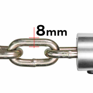 Cerradura inteligente sin llave con alarma de 120dB de alta calidad, cadena antirrobo de acero inoxidable, cerradura de seguridad para motocicletas - Product Image 4
