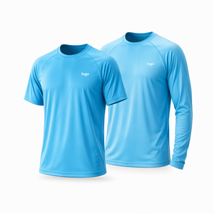 T-shirt <span class=keywords><strong>de</strong></span> pêche à manches longues pour hommes, chemise <span class=keywords><strong>de</strong></span> randonnée <span class=keywords><strong>l</strong></span>égère à séchage rapide, Protection contre le soleil, logo actif, UPF 50 + - Product Image 1