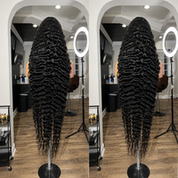 Perruques en cheveux humains bouclés bruts birmans pour femmes noires, perruque frontale HD sans colle, densité 150~250, résistante à la chute, avec ligne de cheveux naturelle