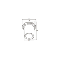 Projecteur LED étanche IP65 avec boîtier en aluminium