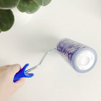 Rouleau anti-poils pour animaux à long manche lavable - Nettoyeur de poils de chien et de chat autonettoyant pour meubles, tapis et canapés - Support DDP usine
