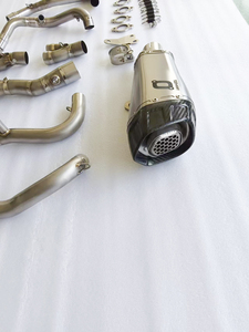 Échappement d'échappement de moto ZX4RR <span class=keywords><strong>2023</strong></span> pour KAWASAKI Ninja ZX-4RR tuyau d'échappement en acier titane - Product Image 3