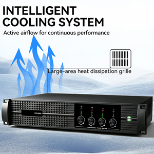Amplificador de Potencia Profesional Paulkitson PFC10000, 4 Canales, 2X1300W, 2U, Clase <span class=keywords><strong>TD</strong></span>, Metálico - Product Image 5