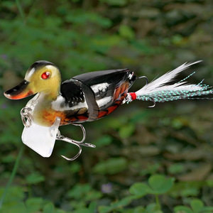 70mm 11g flotante dos secciones pesca pato Topwater señuelo - Product Image 2
