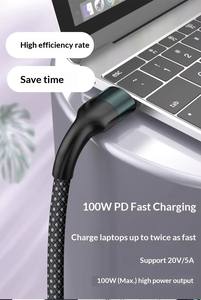 कस्टम लोगो 2 में 3 फोन चार्जर शुद्ध कॉपर सुपर फास्ट चार्जिंग यूनिवर्सल यूएसबी टाइप-सी पी डी 100 डब्ल्यू 5 - Product Image 3