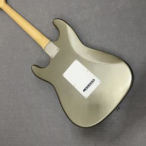 <span class=keywords><strong>Guitarra</strong></span> Eléctrica ST Gris Verde de Alta Calidad con Tres Pastillas de Bobina Simple para Principiantes para Aprender y Practicar - Product Image 4