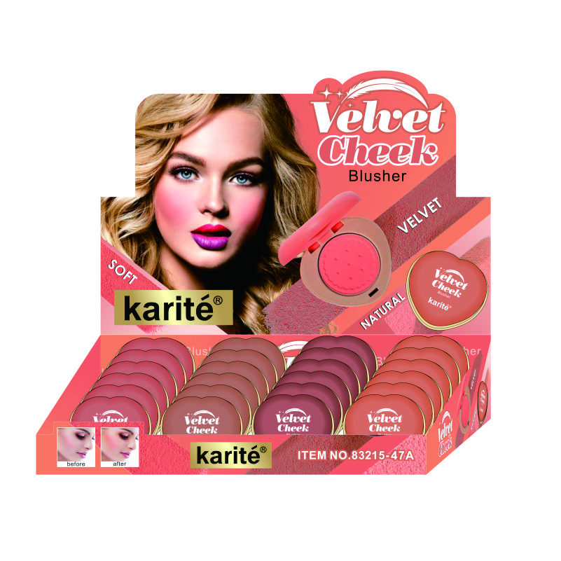 Натуральные гладкие стойкие пигментные матовые румяна для макияжа