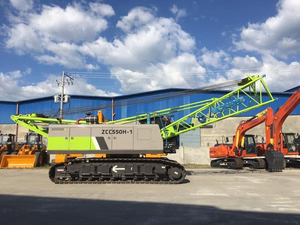 Promotion limitée dans le temps 55ton Crawler Crane ZCC850H <span class=keywords><strong>avec</strong></span> 52m de longueur de flèche principale 17.5ton <span class=keywords><strong>Contrepoids</strong></span> Rencontre <span class=keywords><strong>avec</strong></span> China III Emission - Product Image 6