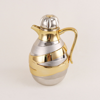 Carafe à café isotherme de style arabe, 1000 ml, coque en plastique durable, doublure en verre résistant à la chaleur