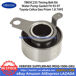 MBSGSW Kit de courroie de distribution Joint de pompe à eau pour Toyota Corolla Celica <span class=keywords><strong>Geo</strong></span> Prizm 7AFE 1.8L 1993-1997 TBKWP235 VS50440R TBKVC235 - Product Image 4