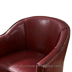 बिक्री के लिए प्राचीन बेडरूम Kildare टब चमड़े की कुर्सी - Product Image 5