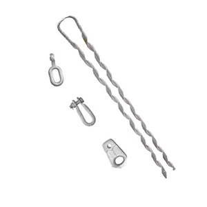 Embrayage de tension préformé en acier galvanisé haute résistance pour matériel de ligne de transmission électrique - Product Image 1