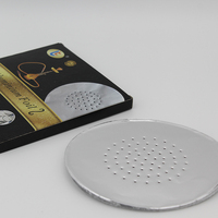 Feuille de feuille d'aluminium perforée de qualité alimentaire de 120 mm, directement de l'usine, pour accessoires de chicha