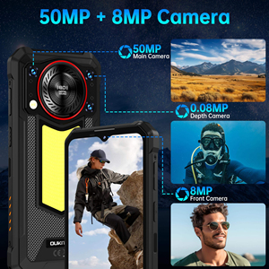 สมาร์ทโฟน Oukitel WP53 Pro รุ่นทนทาน 8+256GB T615 Android 15 ไฟแคมป์ปิ้ง ลำโพงเสียงดัง แบตเตอรี่ 11000mAh หน้าจอ 6.52 นิ้ว โทรศัพท์มือถือ Oukitel - Product Image 5