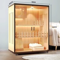 Villa de luxe pour chat d'intérieur, nouvelle arrivée, grande enclos en bois massif avec roulettes pour chats, utilisation en intérieur