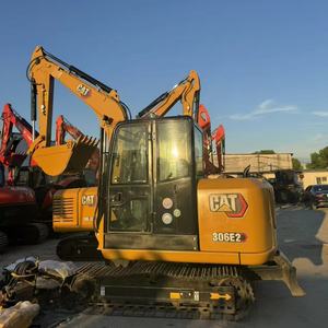 Mini-excavatrice d'occasion de 6 tonnes Cat306E, 5,5 tonnes Cat306 Cat307, excavatrice, meilleur prix, d'occasion, hydraulique, chenille, vidéo d'utilisation - Product Image 1
