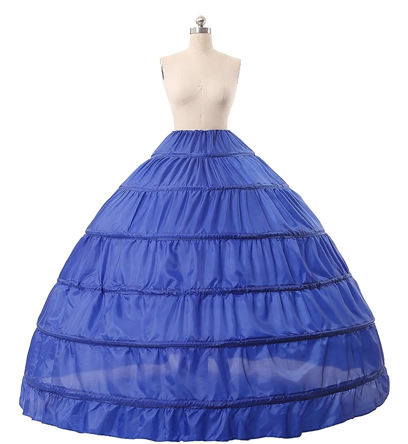 WS-5002 neueste bunte Prom Quince anera Kleider Ballkleid 6 Reifen Petticoat Krinoline für Hochzeits kleid