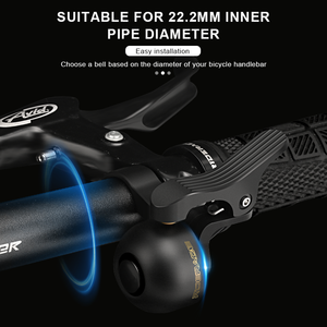 RIDERACE <span class=keywords><strong>bicicleta</strong></span> campana cuerno cobre ciclismo <span class=keywords><strong>bicicleta</strong></span> manillar anillo sonido nítido alarma de advertencia para seguridad MTB accesorios de ciclismo de <span class=keywords><strong>carretera</strong></span> - Product Image 3