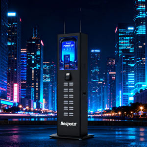 Borne de recharge pour distributeur automatique 24 ports avec système de <span class=keywords><strong>paiement</strong></span> par <span class=keywords><strong>carte</strong></span> POS et affichage publicitaire commercial - Product Image 2