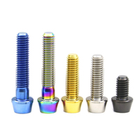 M1.6 M2 M3 M4 M5 M6 M8 M10 Iso4762 Gr2 Gr5 boulons en titane boulons à tête cylindrique à six pans creux Din912 vis boulons en titane