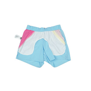 Short de plage d'été à rayures respirant et écologique pour hommes Short de bain taille moyenne extensible dans les 4 sens Style décontracté - Product Image 5