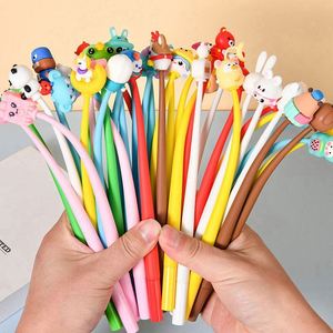 Promotion 3D Fruit Shape Cute Kawaii Cartoon Fashionable Rubber Gel <b>Pens</b> Custom 0.5mm Black/Blue/Multi-Colored Non-Erasable - Product Image 2