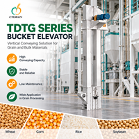 Convoyeur à godets vertical TDTG pour céréales (blé, maïs, riz) destiné aux usines de farine et de transformation des aliments