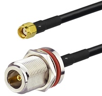 Conector de compresión F, enchufe rg58 rg59 rg6, cable Coaxial, adaptador recto, conector impermeable