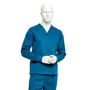Ensemble d'uniformes de travail unisexes en coton et polyester, absorbant la transpiration, respirant, à manches longues, pour salon de beauté, hôpital dentaire, automne-hiver - Product Image 5