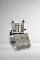 Agitateur de tamis haute fréquence en acier inoxydable 200 mm, machine de tamisage de laboratoire avec affichage numérique et minuterie 0,125 kW pour tests de sol et de ciment