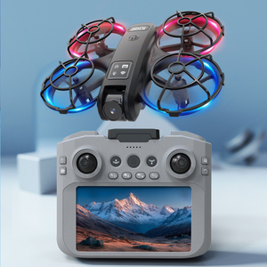 K100 Max Mini Drone Máy Ảnh Kép Bốn Chiều Chướng Ngại Trở Tránh Thông Minh Cố Định Chiều Cao Rơ Chơ Với Màn Hình Máy Bay Không Người Lái - Product Image 3