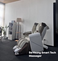Fauteuil de massage innovant et ultra-résistant avec étirement intégral et massage robotisé des jambes, zéro gravité, mécanisme puissant pour un massage des tissus profonds