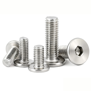 M2 M2.5 M3 M4 M5 M6 M8 Stainless Steel SS Allen Wafer Ultra Low Profile Thin Flat Head Hexagon Socket Machine <strong>Screws</strong> - Product Image 1