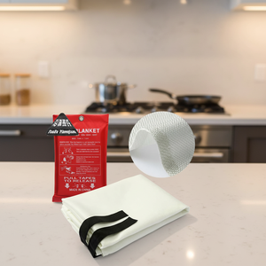 Ventes d'usine de couvertures anti-feu en fibre de verre d'urgence pour familles hôtels et lieux publics fonction de lutte contre l'incendie - Product Image 1