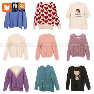 Geryon Vintage Ukay Ukay Winter Ladies Pullover Sweaters Bulk Secondhand Used Cashmere <span class=keywords><strong>Jumper</strong></span> Use Clothes Balles - Product Image 1