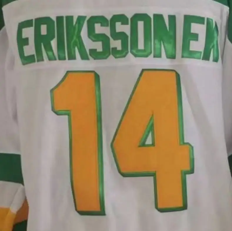 Kích thước tùy chỉnh minnesota Joel Eriksson EK 2023/21 trắng phiên bản đặc biệt chất lượng tốt nhất khâu Hockey Jersey