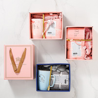 Set Hadiah Ulang Tahun Wanita Merek Starlink Kustomisasi Satu Paket Lengkap Cangkir Keramik Handuk Hadiah Pernikahan untuk Tamu Suvenir Barang 100% QC