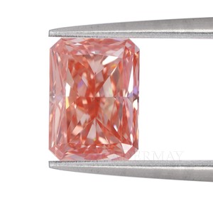 Lab Grown Pink Emerald Cut Diamond 1ct 2ct 3ct For Jewelry Making - Product Image 2