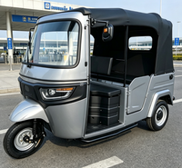 Mototaxi Eléctrico Semiabierto para Pasajeros, Vehículo de Tres Ruedas Multipasajeros para Transporte Urbano, Turístico y Comercial