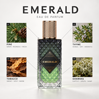 Minyak Wangi Maison Z Emerald Woody Chypre |   Kayu Pinus, Thyme, Basil, Kulit, Tembakau, Tarragon, Patchouli, Oakmoss, Dupa