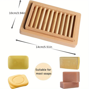 Vassoio per <span class=keywords><strong>sapone</strong></span> in legno naturale fatto a mano con Design moderno in legno massiccio <span class=keywords><strong>porta</strong></span> <span class=keywords><strong>sapone</strong></span> da bagno creativo per uso domestico e alberghiero - Product Image 6