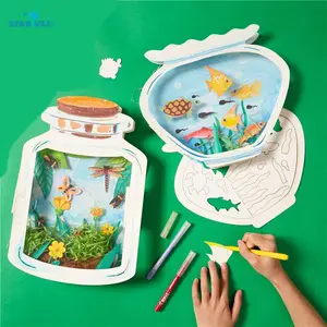 Handmade Educational Children's Toys DIY Art Making Kits diy arts and crafts for kids teaching aids