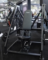 Machine de musculation multi-positions à charge libre 3-en-1 pour pectoraux, épaules et dos, avec bras indépendants, réglable sur 5 positions, pour salle de sport commerciale