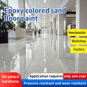 สีอีพ็อกซี่สำหรับพื้น ทรายตกแต่ง พื้นโรงรถเคลือบกันสึก ทนทาน ได้รับการรับรองมาตรฐาน RoHS บรรจุถัง 25 กก. พร้อมเกรียงปาด - Product Image 3