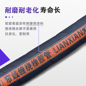 Tuyau en caoutchouc tressé haute pression résistant à l'usure et à la dégradation, tuyaux en caoutchouc basse pression renforcés par tissu, enroulés à la vapeur - Product Image 2