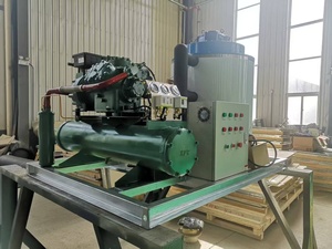 Commerciële ijsvlokkenmachine 1 ton 1000 kg per dag watergekoelde industriële ijsmachine voor productie, aanpasbare spanning - Product Image 3