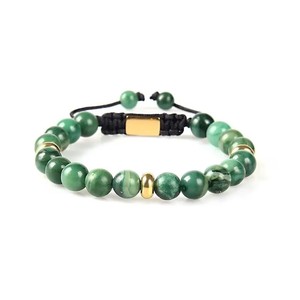 Gelang <span class=keywords><strong>Jade</strong></span> Alami 6Mm 8Mm yang Dapat Disesuaikan, Pelindung Penyembuhan Spiritual yang Kuat untuk Suami dan Istri, Hadiah untuk Wanita dan Pria - Product Image 4